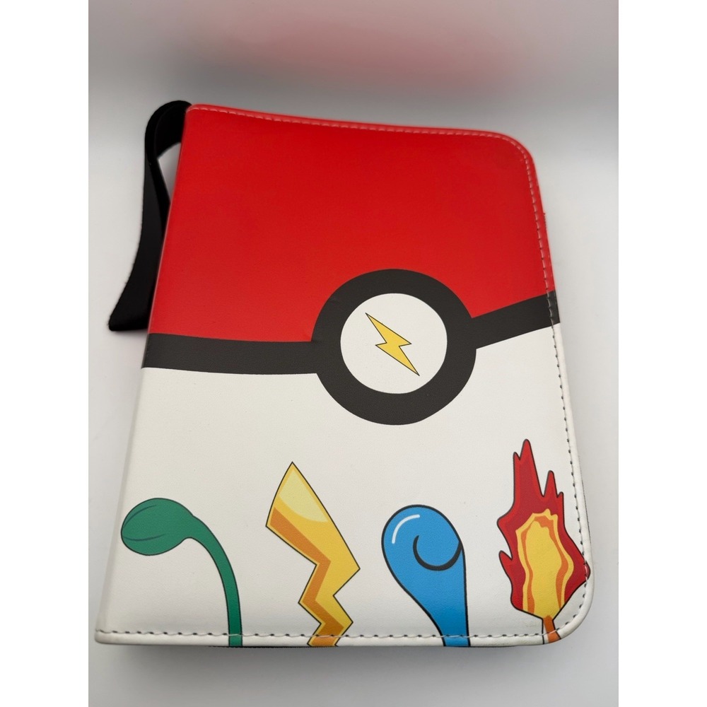 Pokémon Binder‎ 4-Pocket 7 X 9" 50 Sleeves Holds 200 Cards